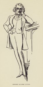 Edward Bulwer Lytton af Harry Furniss
