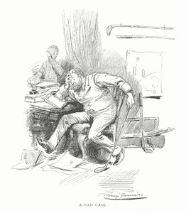 Golf: En dårlig sag (litho) af Harry Furniss