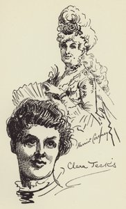 Harriet Coveney og Clara Jecks af Harry Furniss