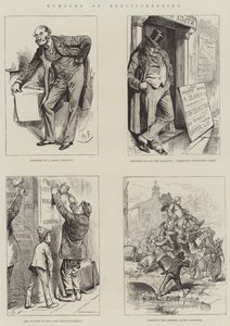 Humor om valgkamp af Harry Furniss