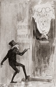 Illustration til A Christmas Carol fra The Christmas Books af Charles Dickens