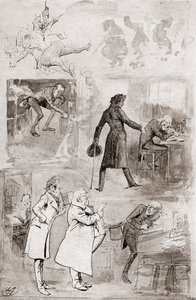 Illustration til A Christmas Carol fra The Christmas Books af Charles Dickens af Harry Furniss