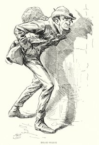 Illustration til store forventninger af Charles Dickens (litho) af Harry Furniss