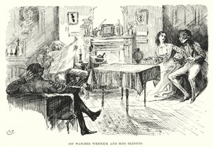 Illustration til store forventninger af Charles Dickens (litho) af Harry Furniss