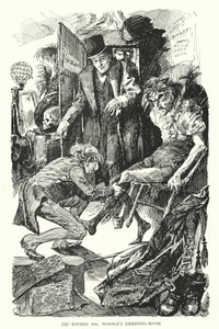 Illustration til store forventninger af Charles Dickens (litho) af Harry Furniss