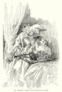Illustration til store forventninger af Charles Dickens (litho) af Harry Furniss