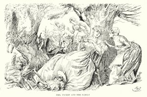 Illustration til store forventninger af Charles Dickens (litho) af Harry Furniss