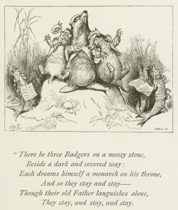 Illustration til Sylvie og Bruno af Lewis Carroll (gravering) af Harry Furniss