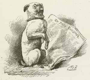 Illustration til Sylvie og Bruno af Lewis Carroll af Harry Furniss