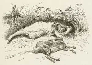 Illustration til Sylvie og Bruno af Lewis Carroll af Harry Furniss