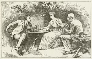 Illustration til Sylvie og Bruno af Lewis Carroll af Harry Furniss