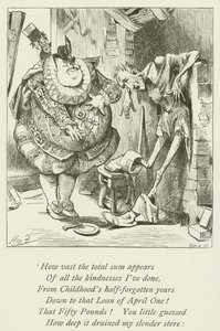 Illustration til Sylvie og Bruno af Lewis Carroll af Harry Furniss
