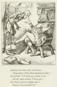 Illustration til Sylvie og Bruno af Lewis Carroll af Harry Furniss