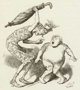 Illustration til Sylvie og Bruno af Lewis Carroll af Harry Furniss