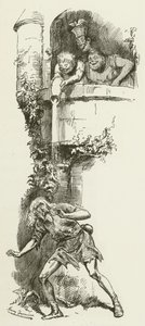 Illustration til Sylvie og Bruno af Lewis Carroll af Harry Furniss