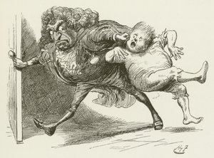 Illustration til Sylvie og Bruno af Lewis Carroll af Harry Furniss