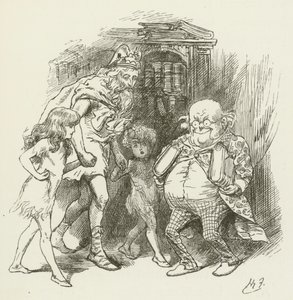 Illustration til Sylvie og Bruno af Lewis Carroll af Harry Furniss