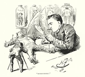 "Interviewet!" (litho) af Harry Furniss