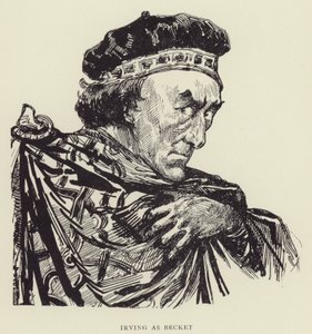 Irving som Becket af Harry Furniss