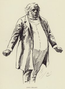 John Bright af Harry Furniss