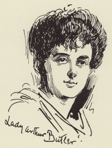 Lady Arthur Butler af Harry Furniss