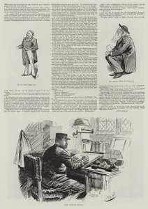 Livet i parlamentet, fremmede i huset af Harry Furniss