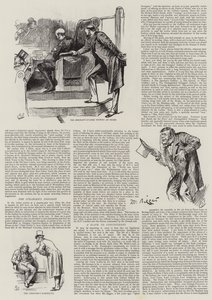 Livet i parlamentet, fremmede i huset af Harry Furniss