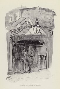 Nordindgang, aften af Harry Furniss