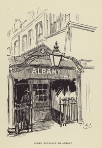 Nordindgangen til Albany af Harry Furniss