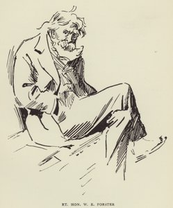Højre ærede W E Forster af Harry Furniss