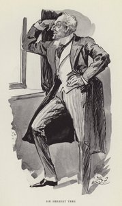 Sir Herbert Tree af Harry Furniss
