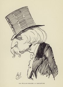 Sir William Fraser, en karikatur af Harry Furniss
