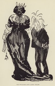 Sir William og Lady Wilde af Harry Furniss