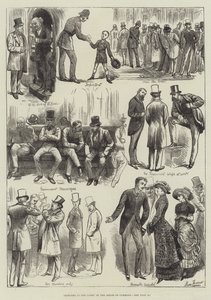 Skitser i Underhusets lobby af Harry Furniss