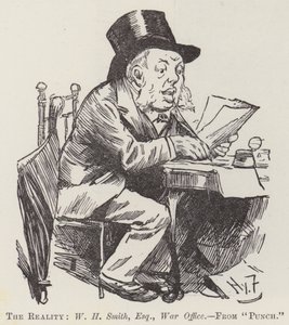 The Reality, W H Smith, Esquire, War Office af Harry Furniss