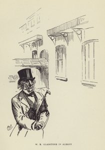 W E Gladstone i Albany af Harry Furniss