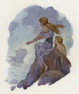 Sirenerne (farvelitografi)