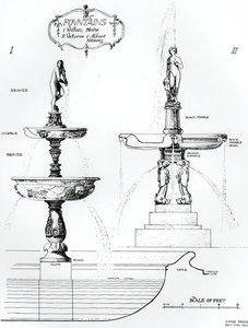 Fountains, Wilton House, Wiltshire og Victoria and Albert Museum, London af Harry Inigo Triggs