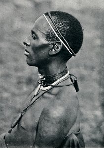 En Hima fra Mpororo, Ækvatorialafrika, vest for Victoria Nyanza, 1912 af Harry Johnston