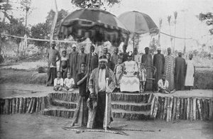 John Boko Cobham, en konge af Old Calabar, sydlige Nigeria, 1912 af Harry Johnston