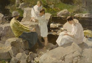 Holidays, ca. 1920 (olie på lærred)