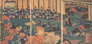 Møde med udenlandske dignitærer, 1867 Meiji 1.