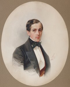 Portræt af Fjodor Nikolaevich Chelishchev 1811-1881, 1851