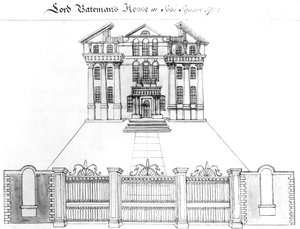 Lord Batemans hus på Soho Square, 1764