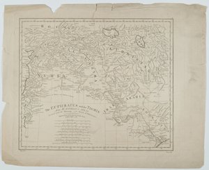 Eufrat og Tigris fra DAnvilles Atlas, indgraveret af Thomas Bowen, 1788 af Haywood Haywood