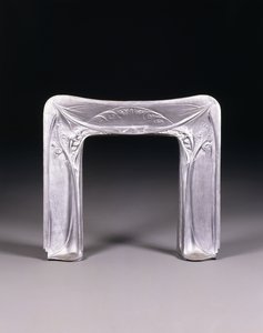 En pejs, ca. 1904 (støbejern) af Hector Guimard