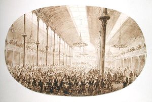 En banket, ca. 1865 af Hector Horeau