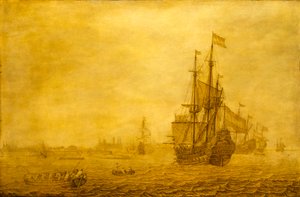 Det hollandske skib Eendracht af Heerman Witmont