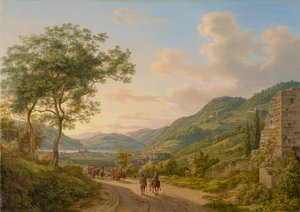 Et område ved Lago di Como af Heinrich Adam