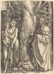Adam og Eva gemmer sig af Heinrich Aldegrever